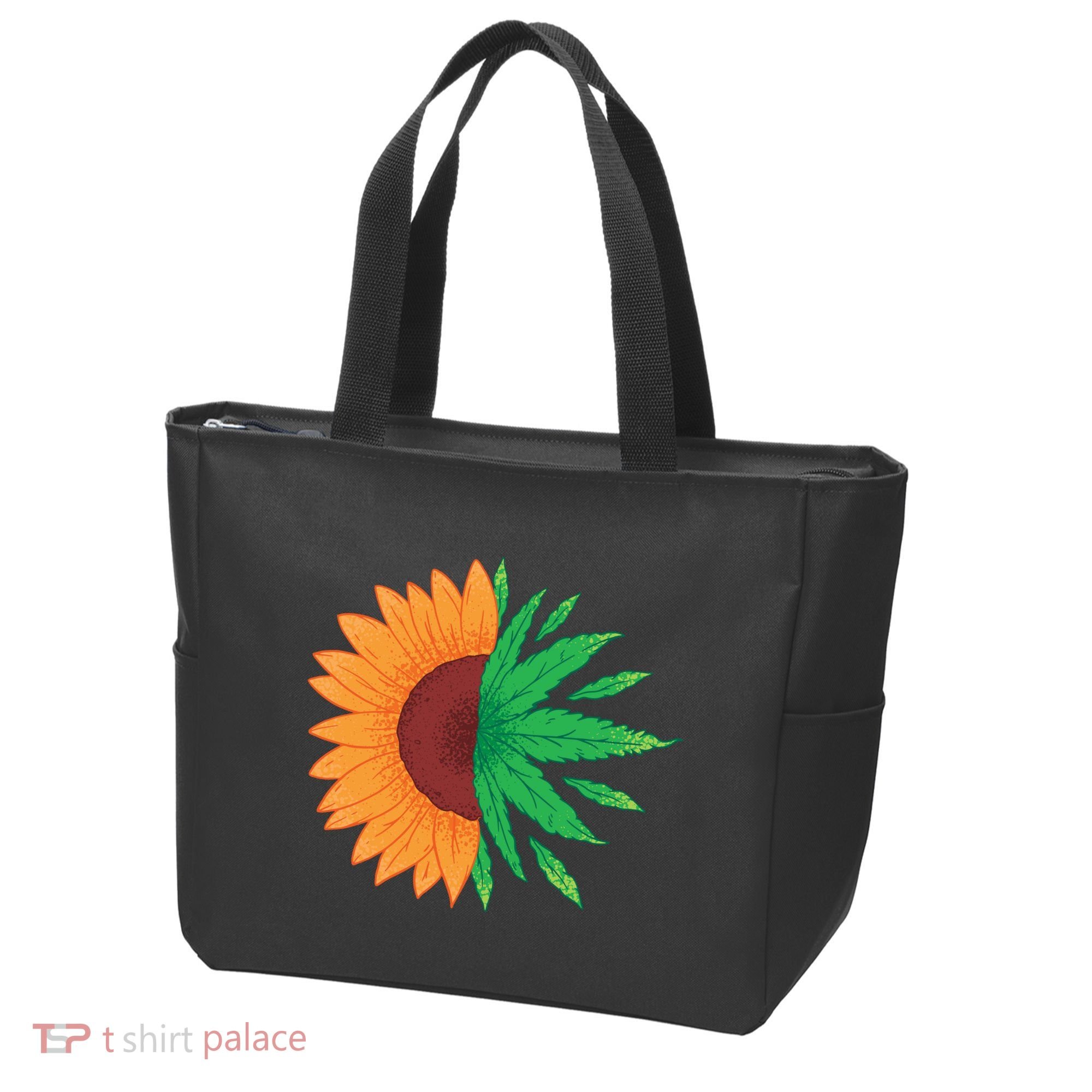 Sunflower Weed Tote Bag