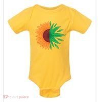 Sunflower Weed Baby Bodysuit thumb 0