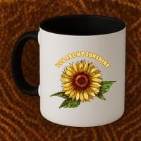 Sunflower You Are My Sunshine Coffee Mug thumb 2