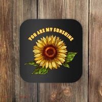 Sunflower You Are My Sunshine Coaster thumb 0