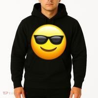 Sunglasses Emoji Cool Smiley Hoodie thumb 2