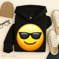 Sunglasses Emoji Cool Smiley Hoodie thumb 4