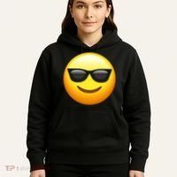 Sunglasses Emoji Cool Smiley Hoodie thumb 5
