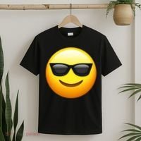 Sunglasses Emoji Cool Smiley T-Shirt thumb 2