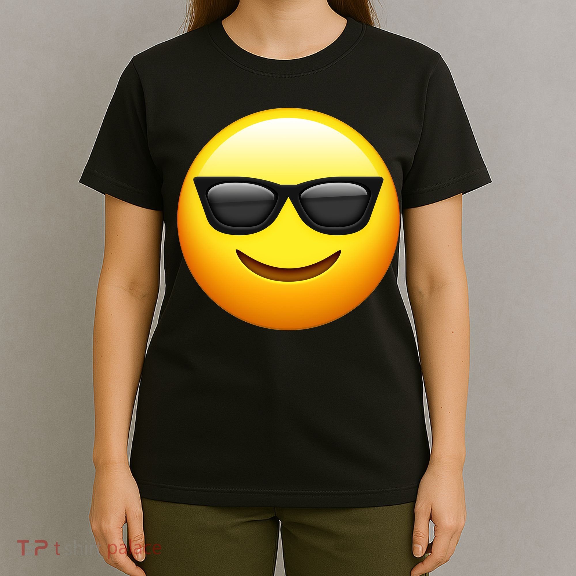 Sunglasses Emoji Cool Smiley T-Shirt