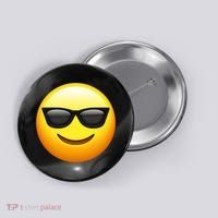 Sunglasses Emoji Cool Smiley Button thumb 0