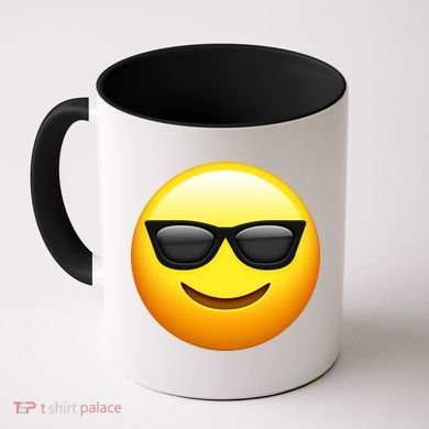 Sunglasses Emoji Cool Smiley Coffee Mug