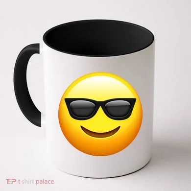 Sunglasses Emoji Cool Smiley Coffee Mug