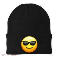 Sunglasses Emoji Cool Smiley Beanie thumb 0