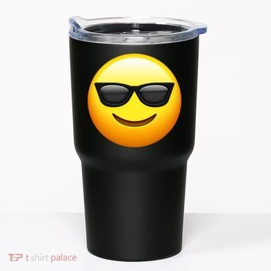 Sunglasses Emoji Cool Smiley Tumbler