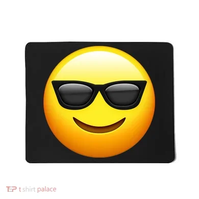 Sunglasses Emoji Cool Smiley Mousepad