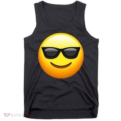 Sunglasses Emoji Cool Smiley Tank Top