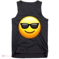 Sunglasses Emoji Cool Smiley Tank Top thumb 0
