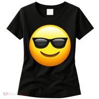 Sunglasses Emoji Cool Smiley Women's T-Shirt thumb 0