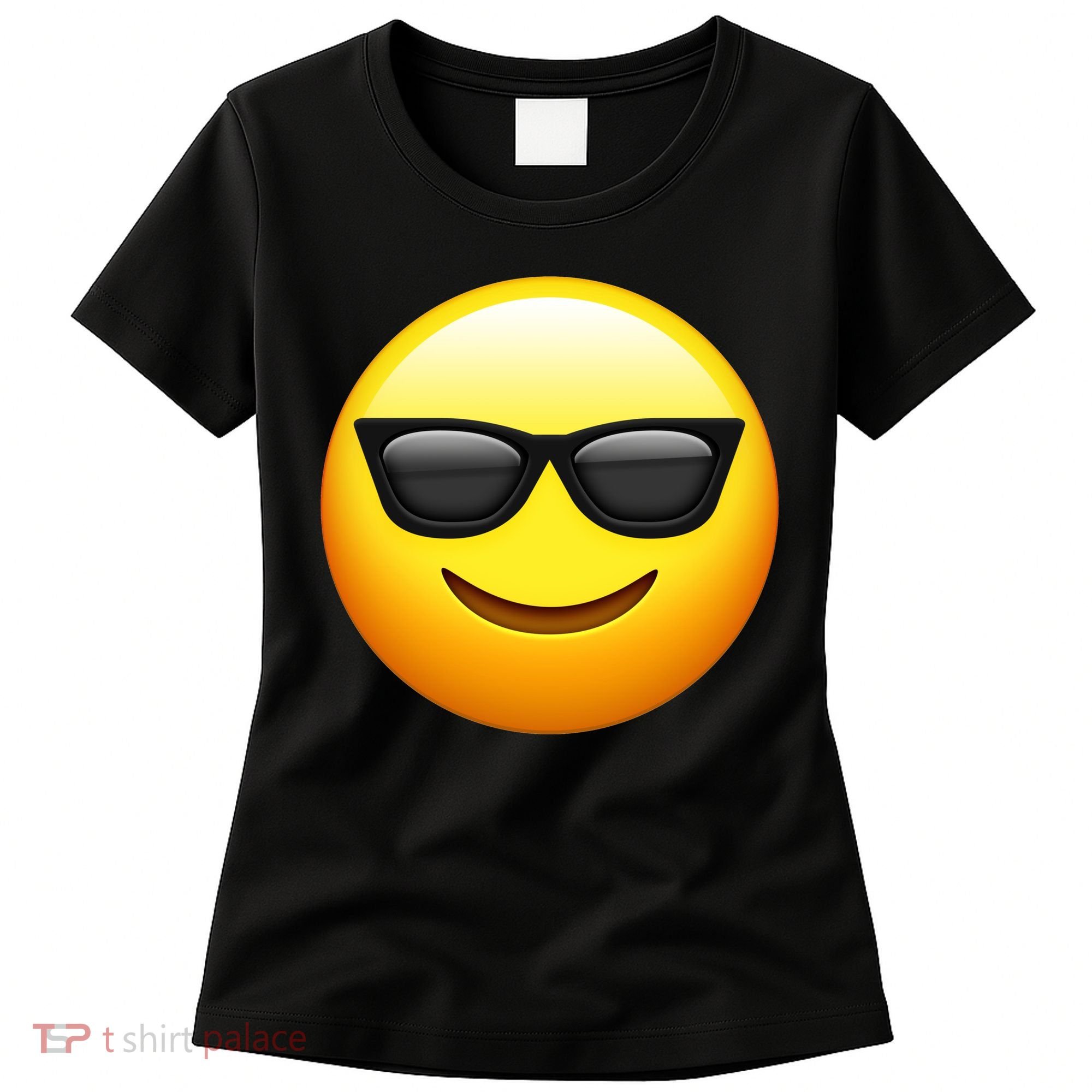 Sunglasses Emoji Cool Smiley Women's T-Shirt