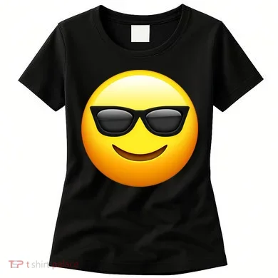 Sunglasses Emoji Cool Smiley Women's T-Shirt