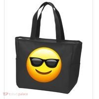 Sunglasses Emoji Cool Smiley Tote Bag thumb 3