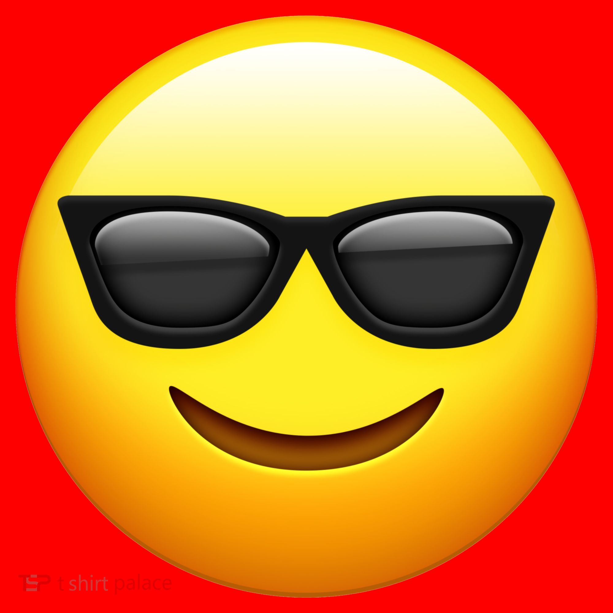 Sunglasses Emoji Cool Smiley Santa Hat