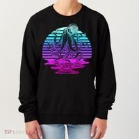 Sunrise Octopus Vaporwave Women's Sweatshirt thumb 0