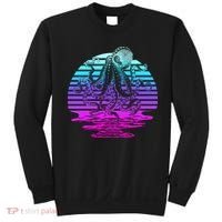 Sunrise Octopus Vaporwave Sweatshirt thumb 0