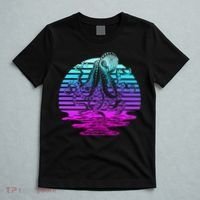 Sunrise Octopus Vaporwave T-Shirt thumb 5
