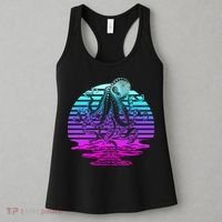 Sunrise Octopus Vaporwave Women's Tank Top thumb 3