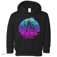 Sunrise Octopus Vaporwave Toddler Hoodie thumb 0
