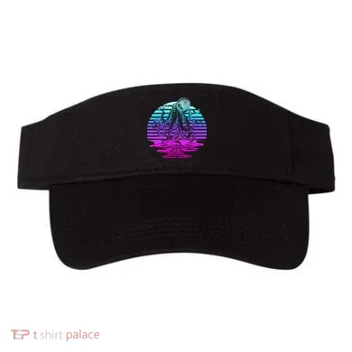 Sunrise Octopus Vaporwave Visor