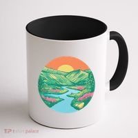 Sunrise Painting Coffee Mug thumb 1