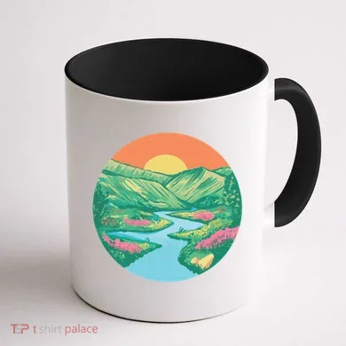 Sunrise Painting Coffee Mug back