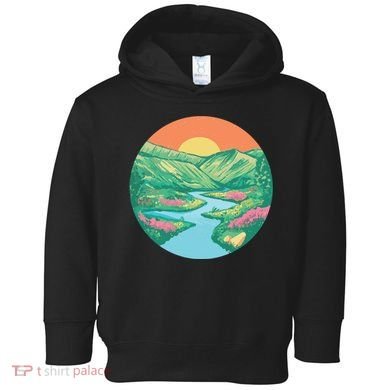 Sunrise Painting Toddler Hoodie