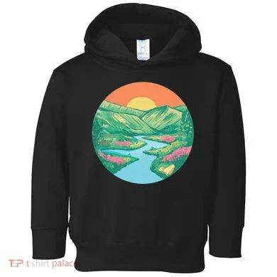 Sunrise Painting Toddler Hoodie