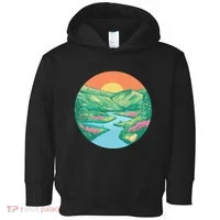 Sunrise Painting Toddler Hoodie thumb 0