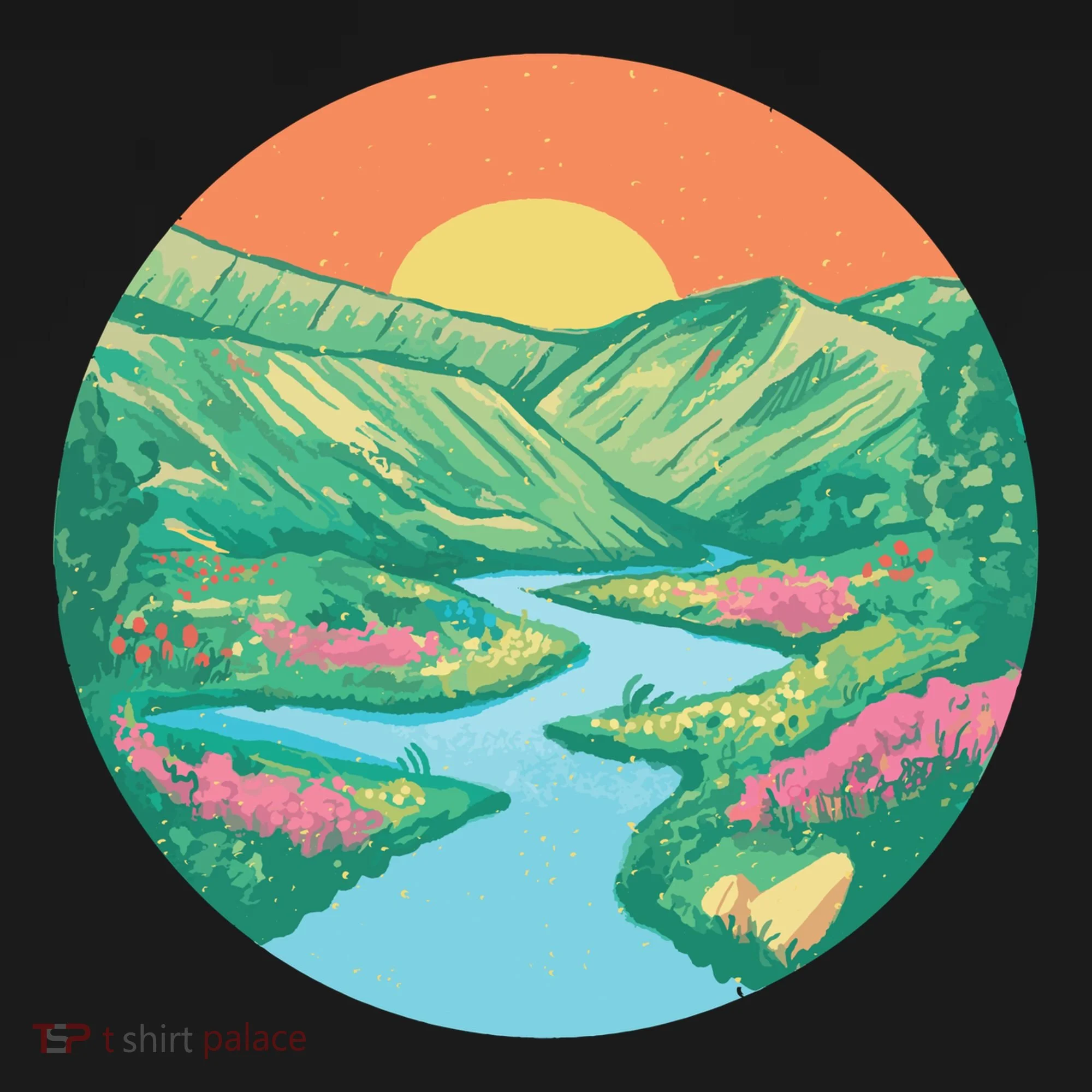 Sunrise Painting Toddler Hoodie