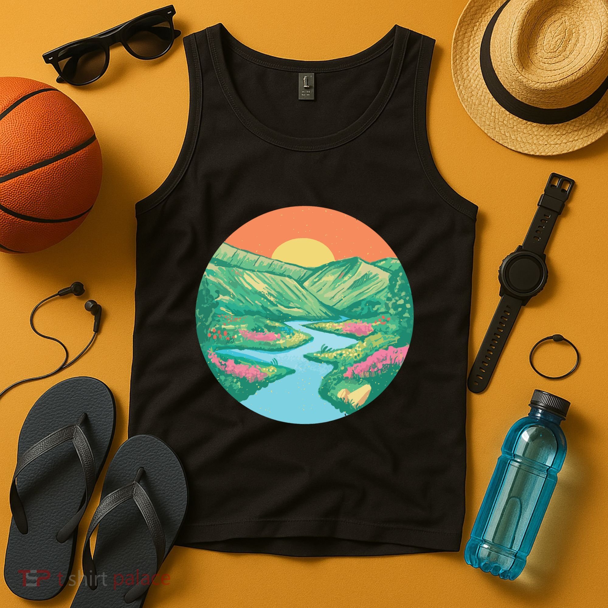 Sunrise Painting Tank Top