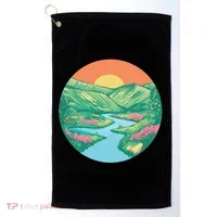 Sunrise Painting Golf Towel thumb 0