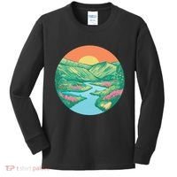 Sunrise Painting Kids Long Sleeve Shirt thumb 0