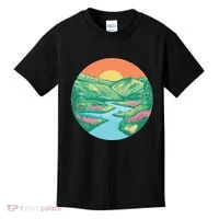 Sunrise Painting Kids T-Shirt thumb 0