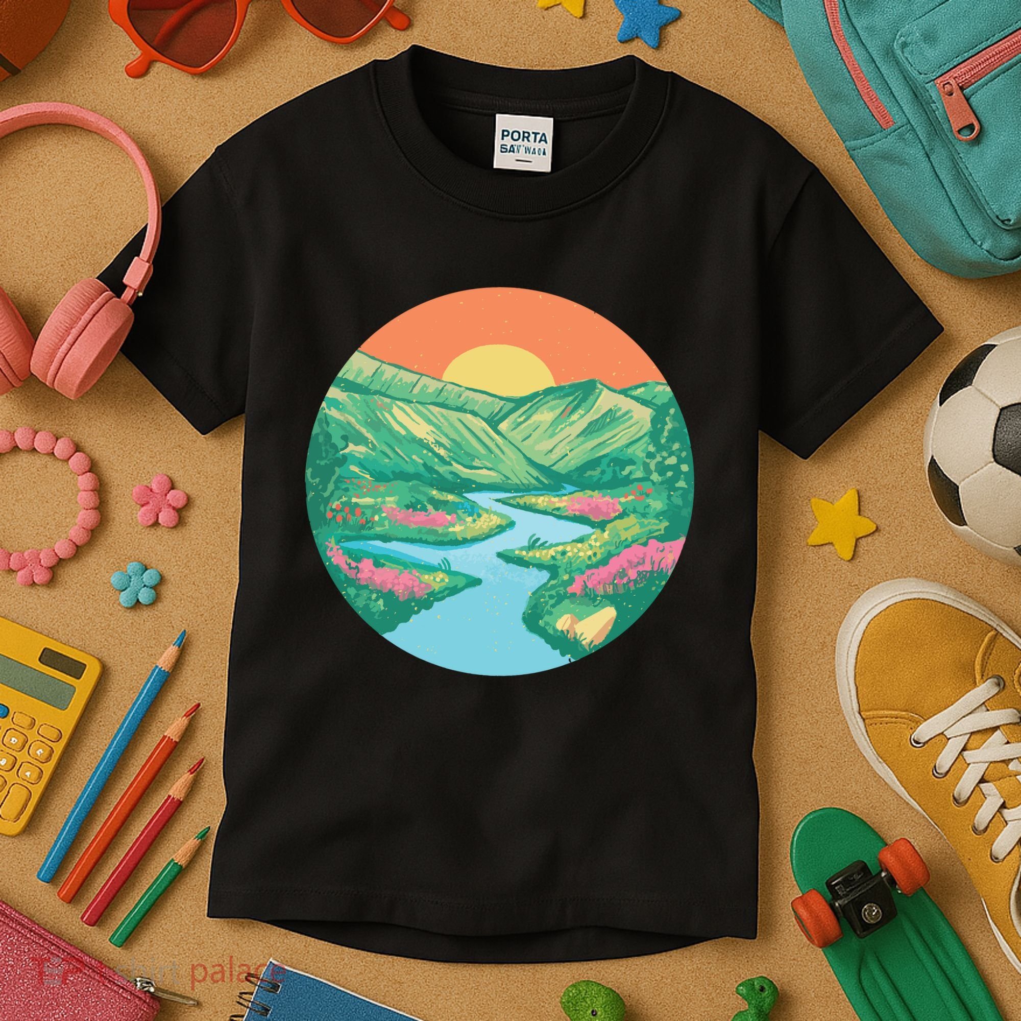 Sunrise Painting Kids T-Shirt