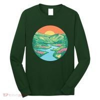 Sunrise Painting Long Sleeve Shirt thumb 0