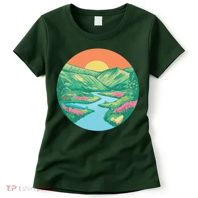 Sunrise Painting Women's T-Shirt