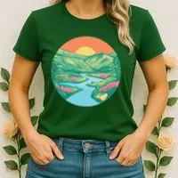 Sunrise Painting Women's T-Shirt thumb 2