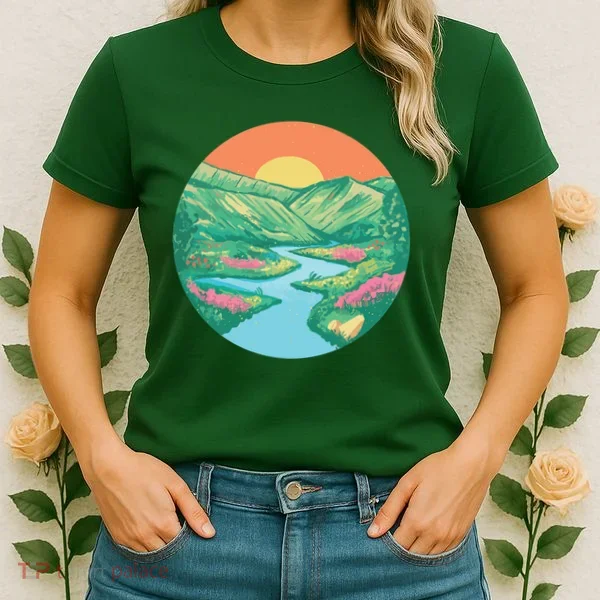 Sunrise Painting Women's T-Shirt