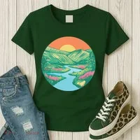 Sunrise Painting Women's T-Shirt thumb 3