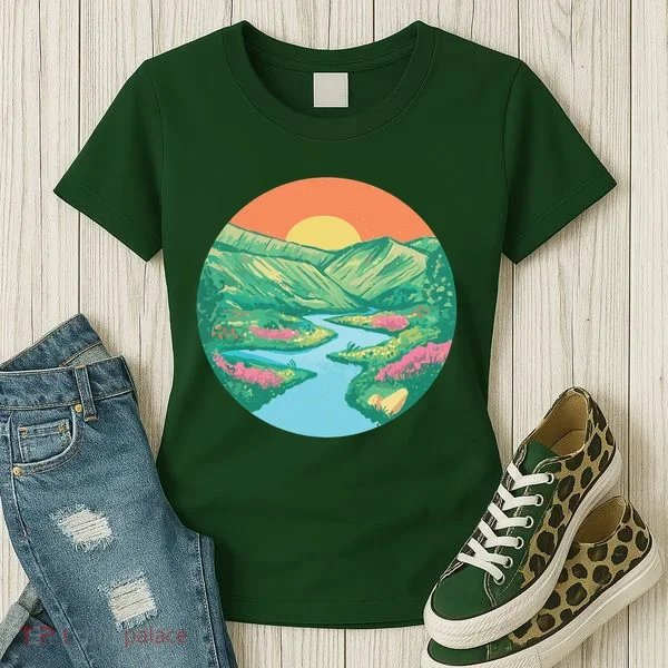 Sunrise Painting Women's T-Shirt