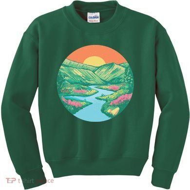 Sunrise Painting Kids Sweatshirt