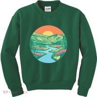 Sunrise Painting Kids Sweatshirt thumb 0