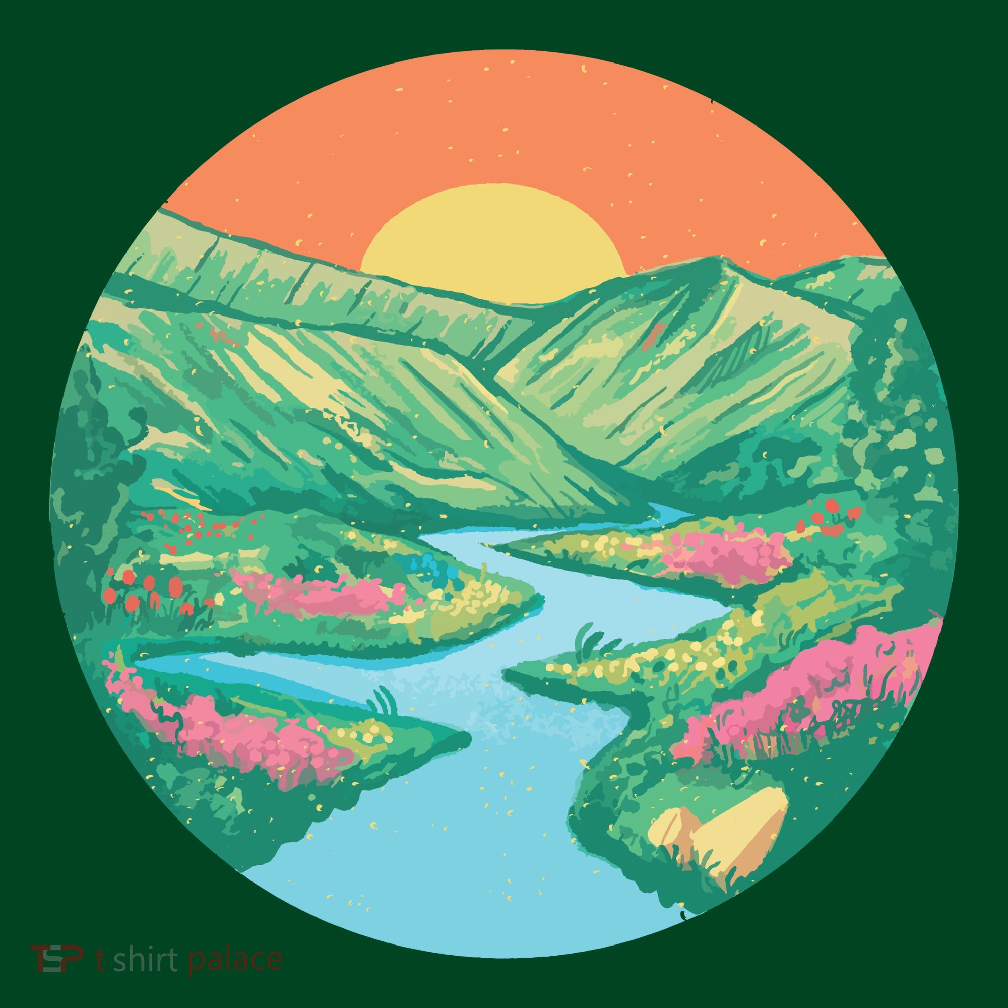 Sunrise Painting Kids Sweatshirt