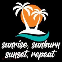 Sunrise Sunburn Sunset Repeat Palm Tree Backpack thumb 2