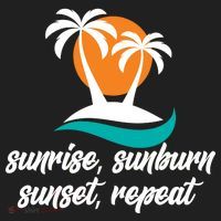Sunrise Sunburn Sunset Repeat Palm Tree Tumbler thumb 3